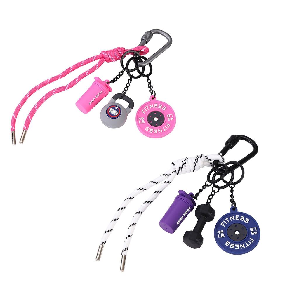 9666 Dumbbell & Weights Keychain Gym Lovers and Bag Fitness Bag backpack
